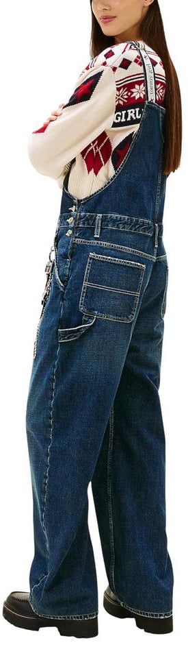 Tommy Hilfiger Jeans Blue Cotton Jumpsuit