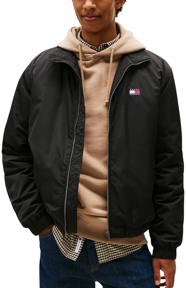 Tommy Hilfiger Jeans Black Recycled Polyester Jacket