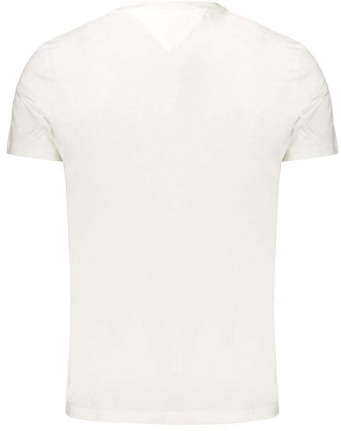 Tommy Hilfiger White Cotton Men's T-Shirt