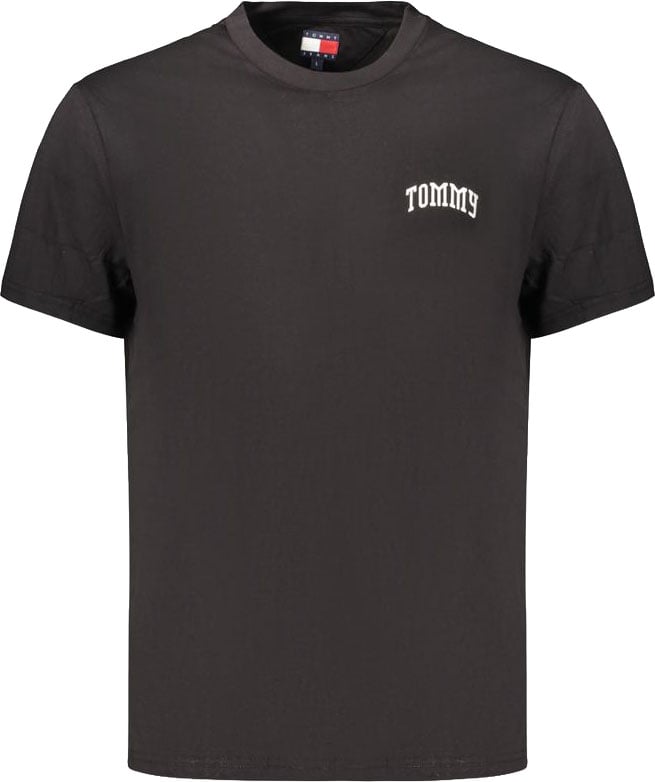 Tommy Hilfiger Black Cotton Men's T-Shirt
