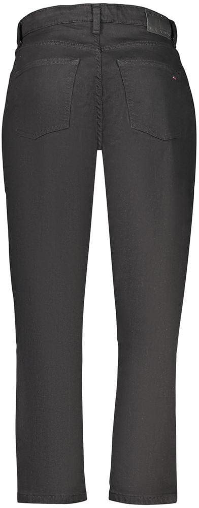 Tommy Hilfiger Black Cotton Women Jeans