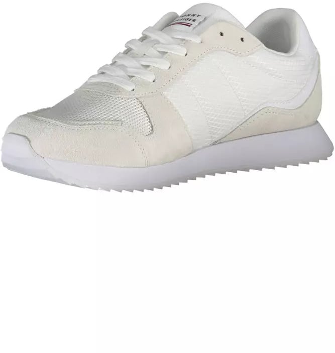 Tommy Hilfiger White Polyester Sneaker