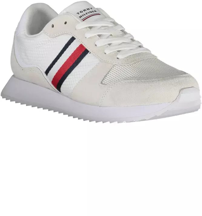 Tommy Hilfiger White Polyester Sneaker