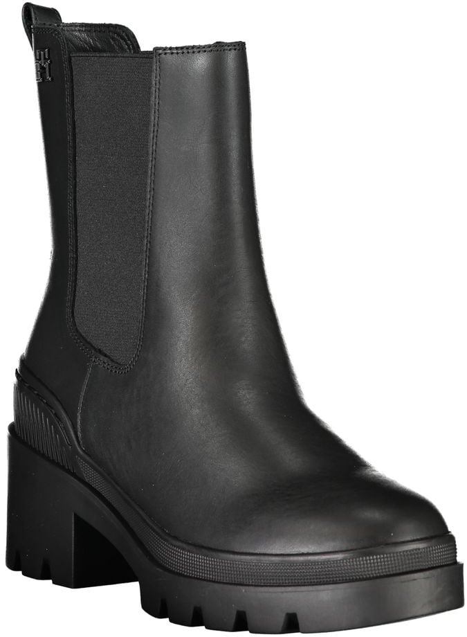 Tommy Hilfiger Black Polyester Boot