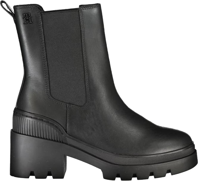 Tommy Hilfiger Black Polyester Boot