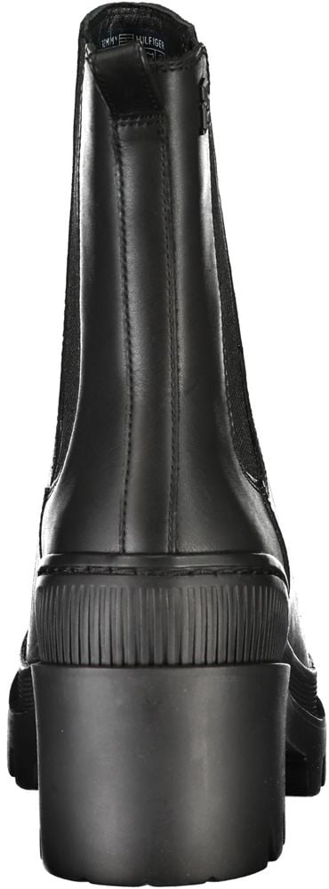 Tommy Hilfiger Black Polyester Boot