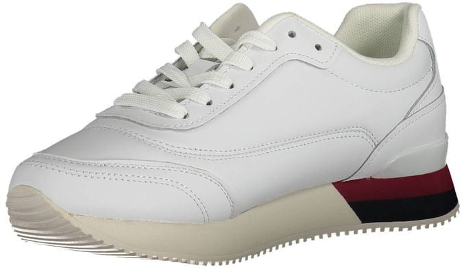 Tommy Hilfiger Bianco Pelle Women Sneaker