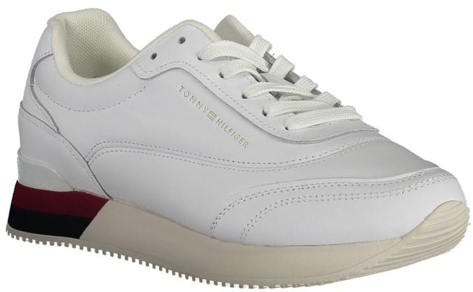 Tommy Hilfiger Bianco Pelle Women Sneaker