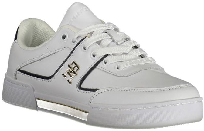 Tommy Hilfiger White Leather Women Sneaker