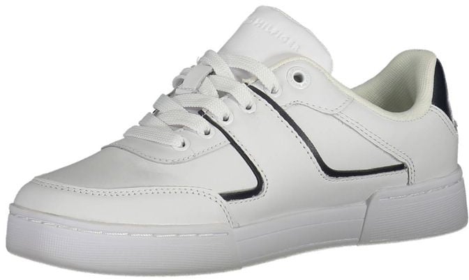 Tommy Hilfiger White Leather Women Sneaker