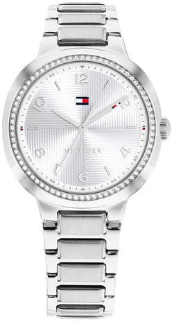 Tommy Hilfiger Horloge TH1782899 Savannah Staal Quartz met Zirkonia 32mm