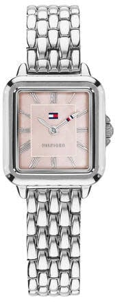 Tommy Hilfiger TH1782914 Mia Staal Quartz met Roze Parelmoeren Wijzerplaat 24x22.5mm