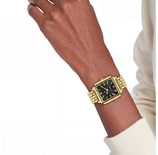 Tommy Hilfiger Horloge TH1782916 Mia Staal met Geelgouden Plating Quartz 24x22.5mm