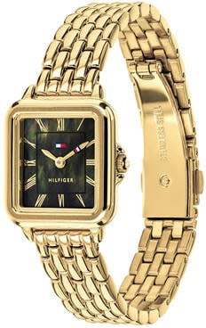 Tommy Hilfiger Horloge TH1782916 Mia Staal met Geelgouden Plating Quartz 24x22.5mm