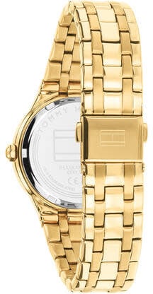Tommy Hilfiger Horloge TH1782937 Machenzie Staal met Geelgouden Plating Quartz 34mm