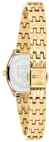 Tommy Hilfiger Horloge TH1782940 Norah Staal met Geelgouden Plating Quartz 21.5x22mm