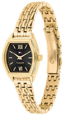 Tommy Hilfiger Horloge TH1782940 Norah Staal met Geelgouden Plating Quartz 21.5x22mm