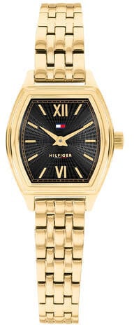 Tommy Hilfiger Horloge TH1782940 Norah Staal met Geelgouden Plating Quartz 21.5x22mm