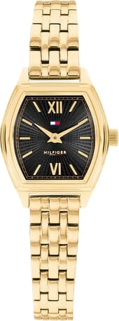 Tommy Hilfiger Horloge TH1782940 Norah Staal met Geelgouden Plating Quartz 21.5x22mm