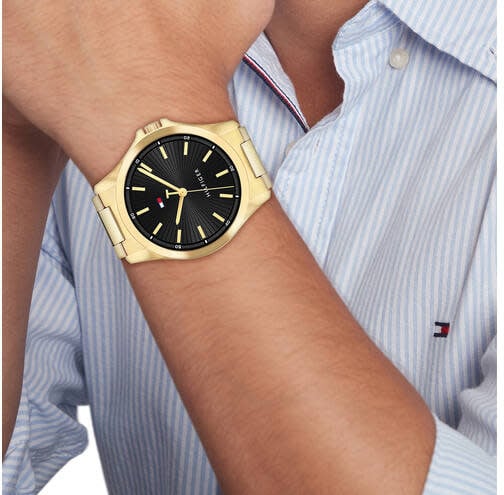 Tommy Hilfiger TH1792241 Horloge Heren Goudkleurig 43mm