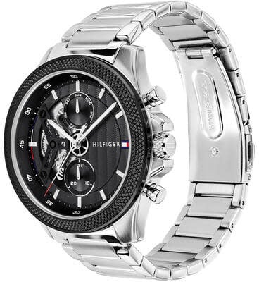 Tommy Hilfiger Horloge TH1792289 Clark Staal Quartz Chronograaf 44mm
