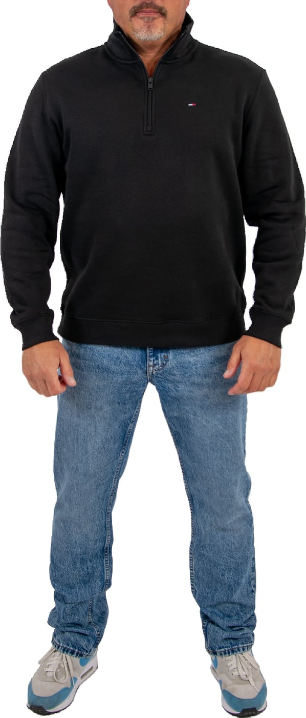 Tommy Jeans Reg Fleece QZ Mock Nck Ext