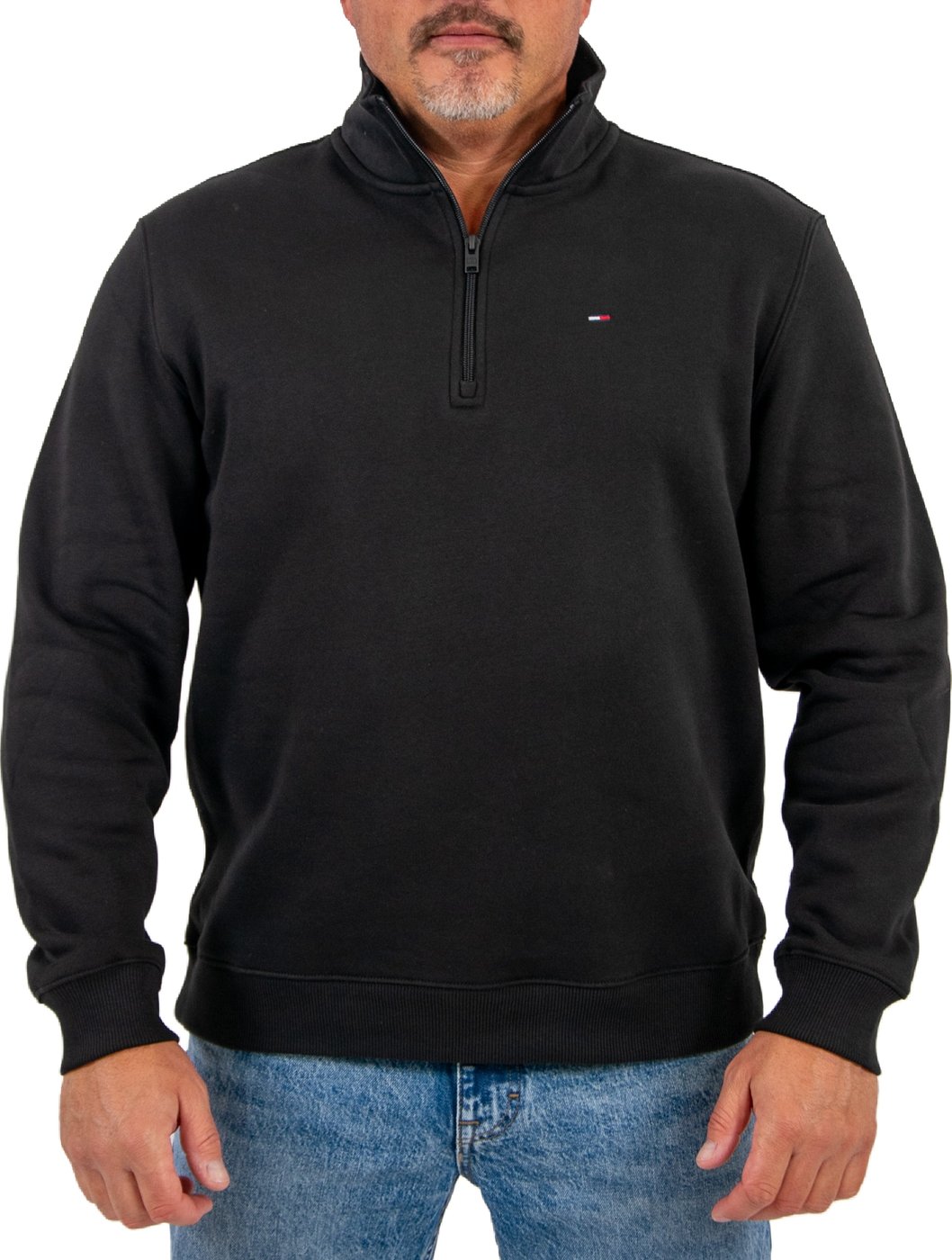 Tommy Jeans Reg Fleece QZ Mock Nck Ext