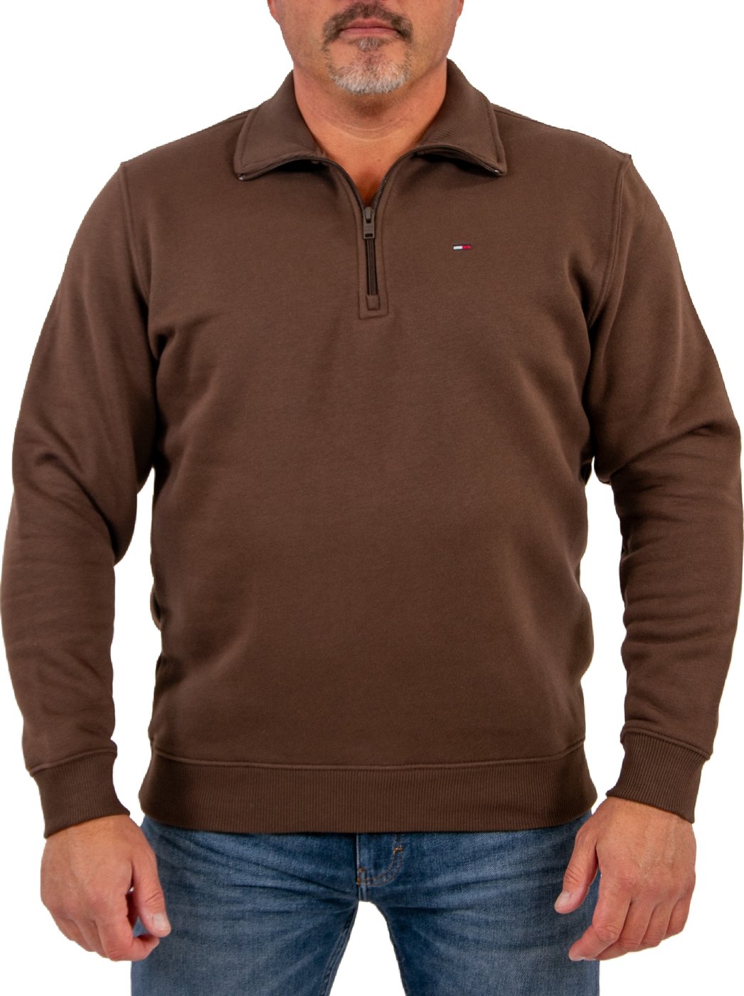 Tommy Jeans Reg Fleece QZ Mock Nck Ext