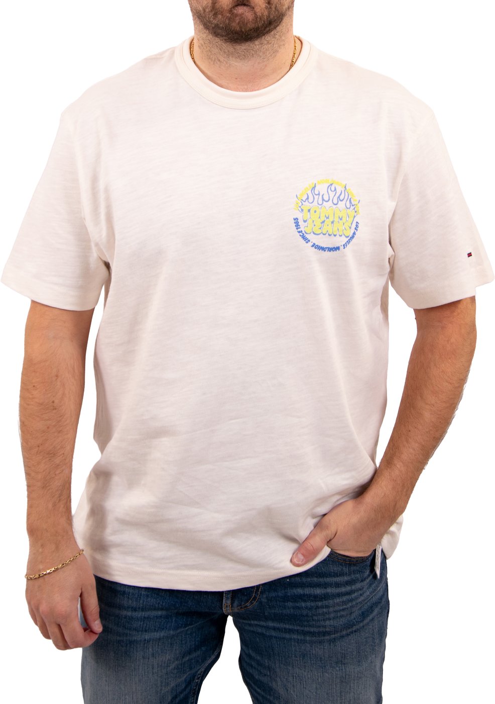 Tommy Jeans Rlx Bubble Flame SS Tee