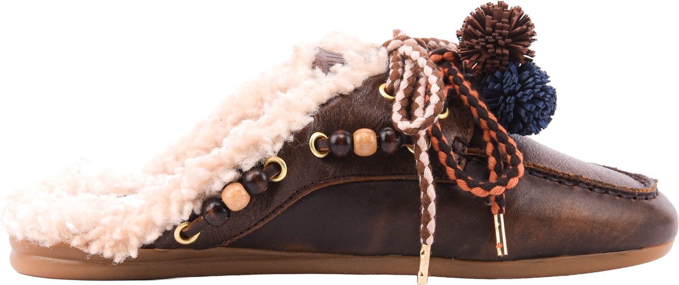 Blanche Accesoires Brown Leather