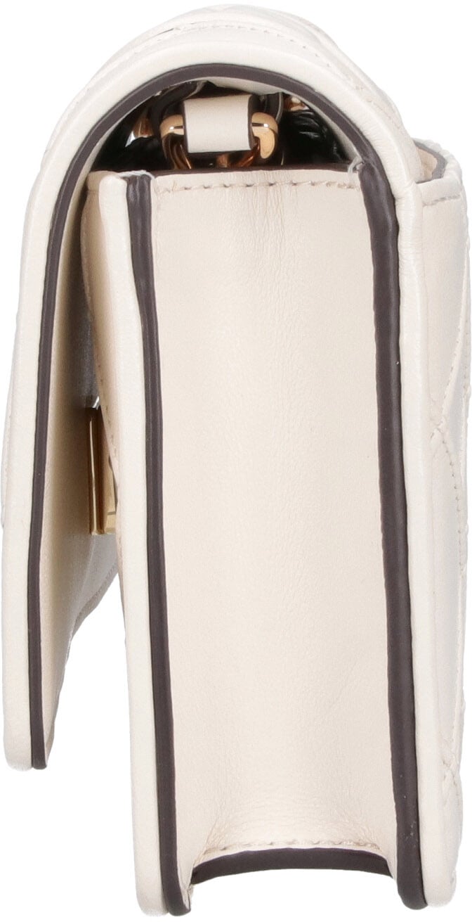 Cream Fleming Quilted Leather Wallet