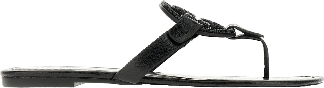 Tory Burch Black leather Miller sandals