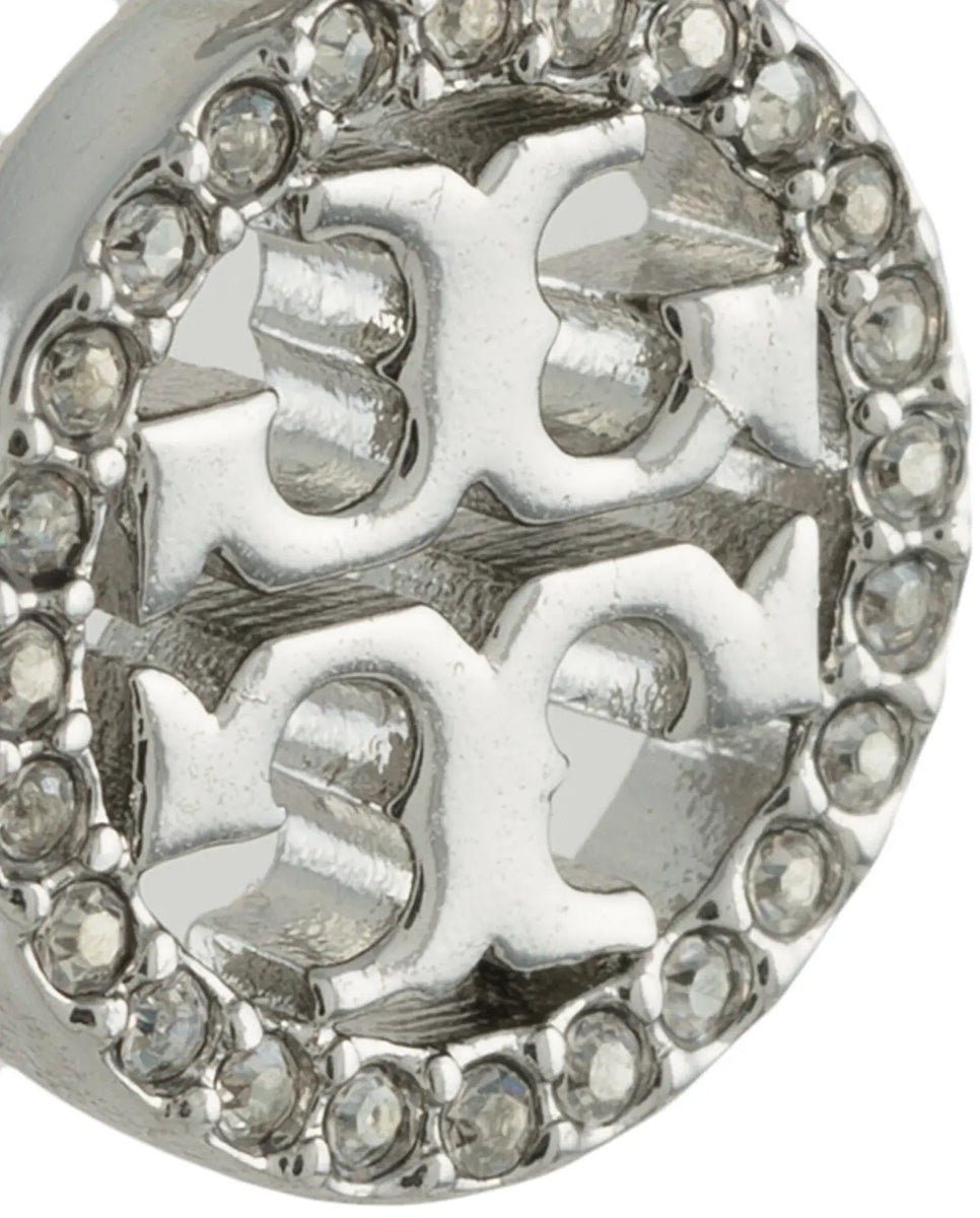 Tory Burch Silver Brass Earrings