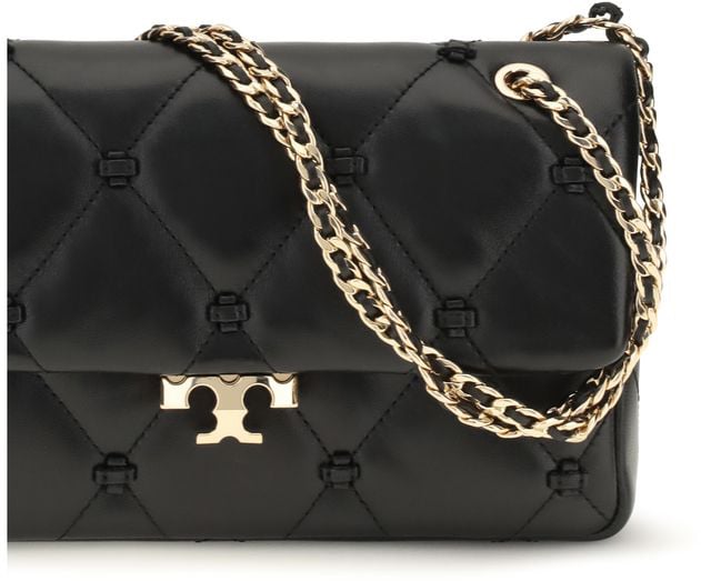 Tory Burch Black Napa Leather / Calf Bos Taurus Shoulder Bag