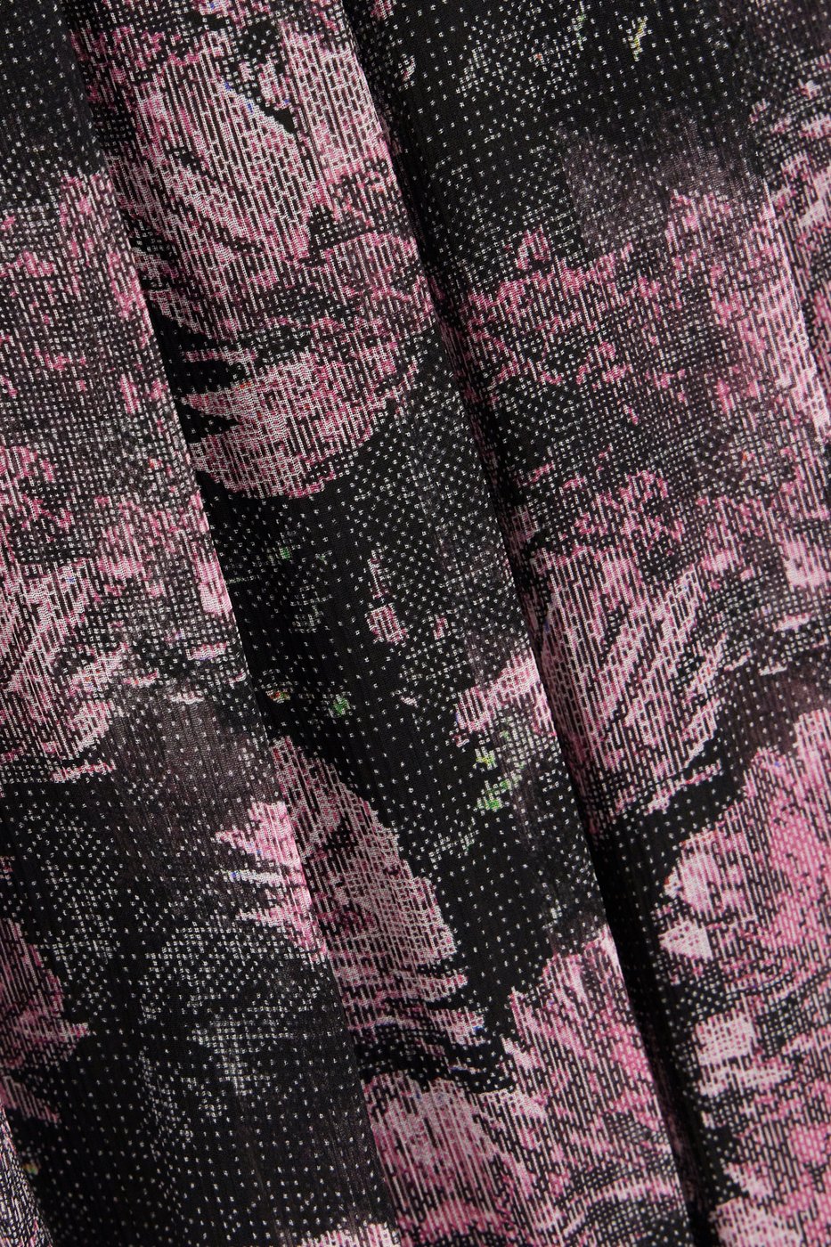 Tory Burch Printed silk midi-length skirt