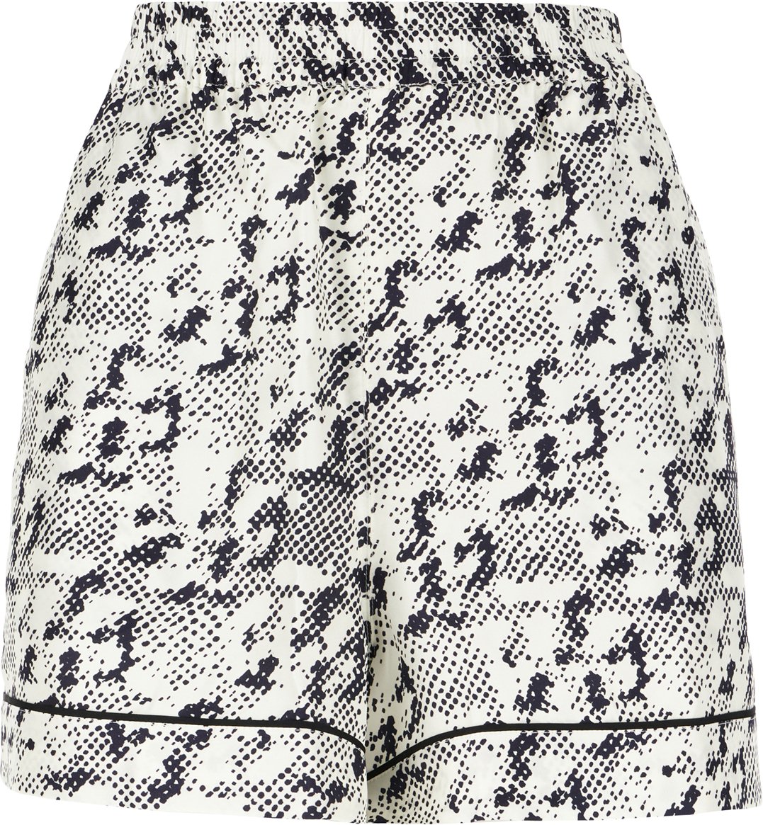 Tory Burch Printed silk shorts