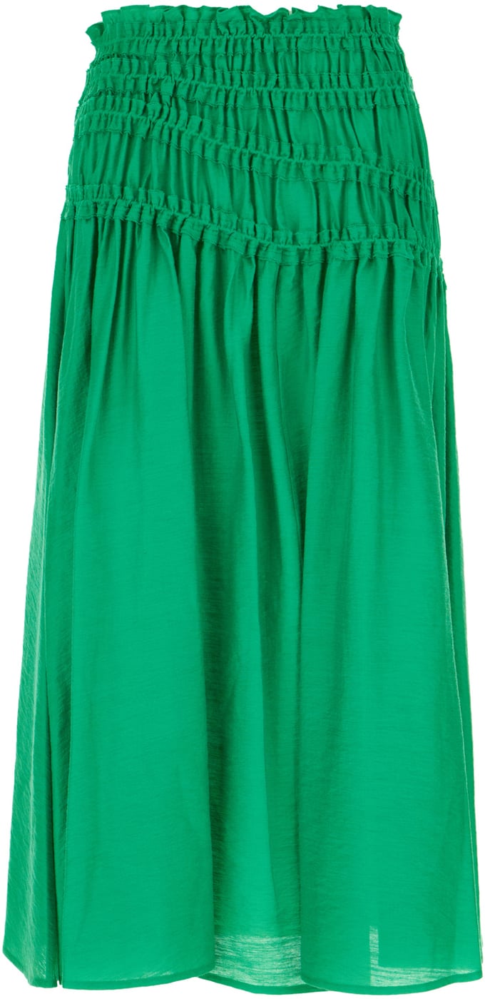 Tory Burch Grass green lyocell blend skirt