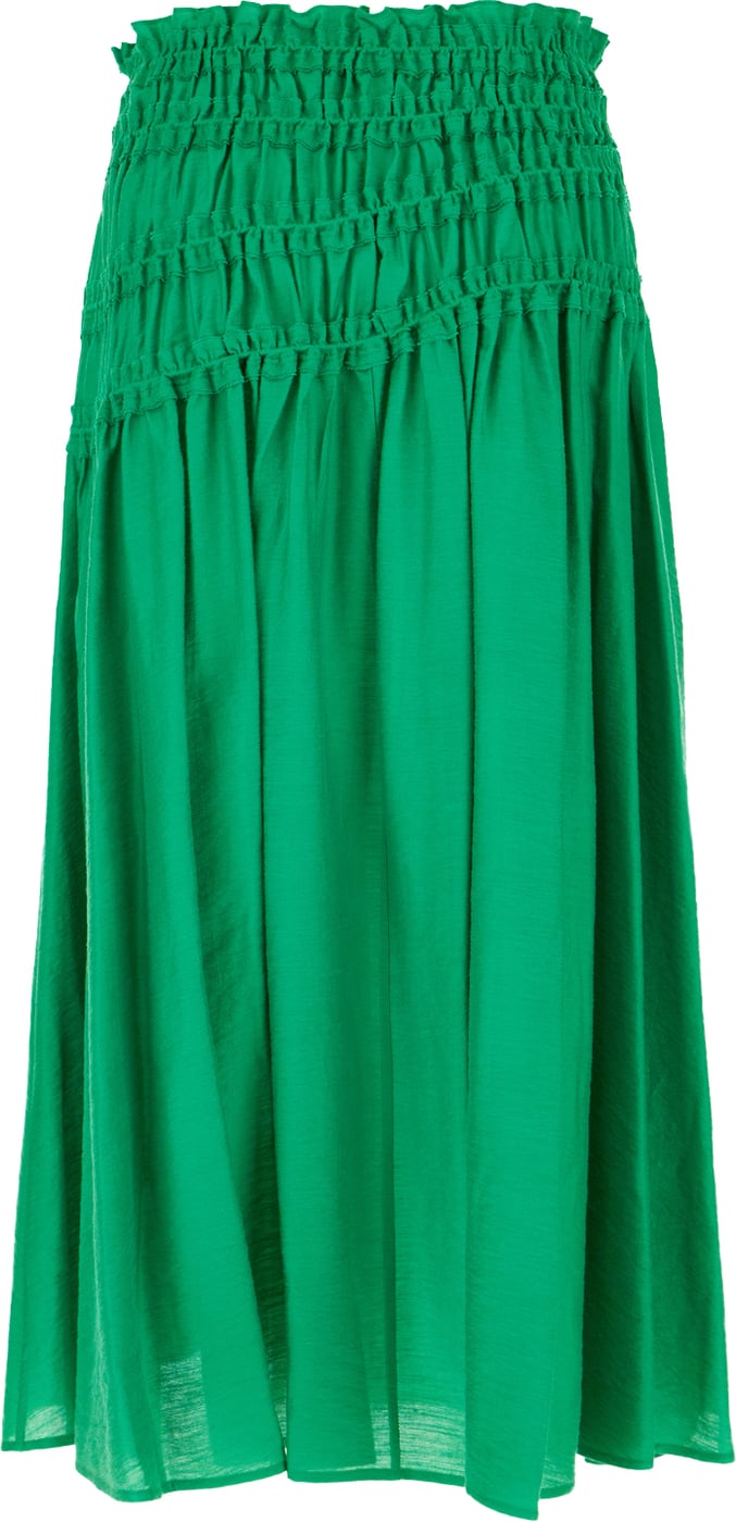 Tory Burch Grass green lyocell blend skirt