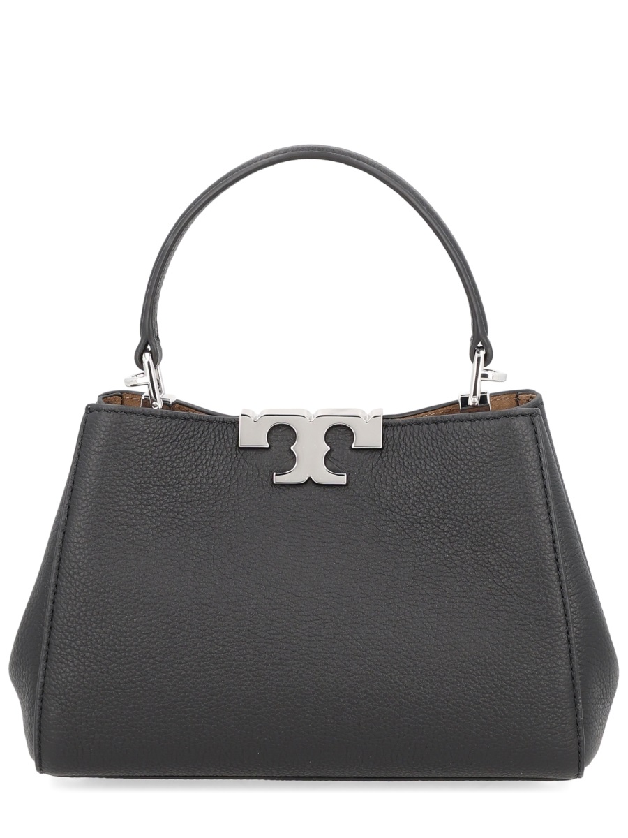 Eleanor Structured Leather Top Handle Bag