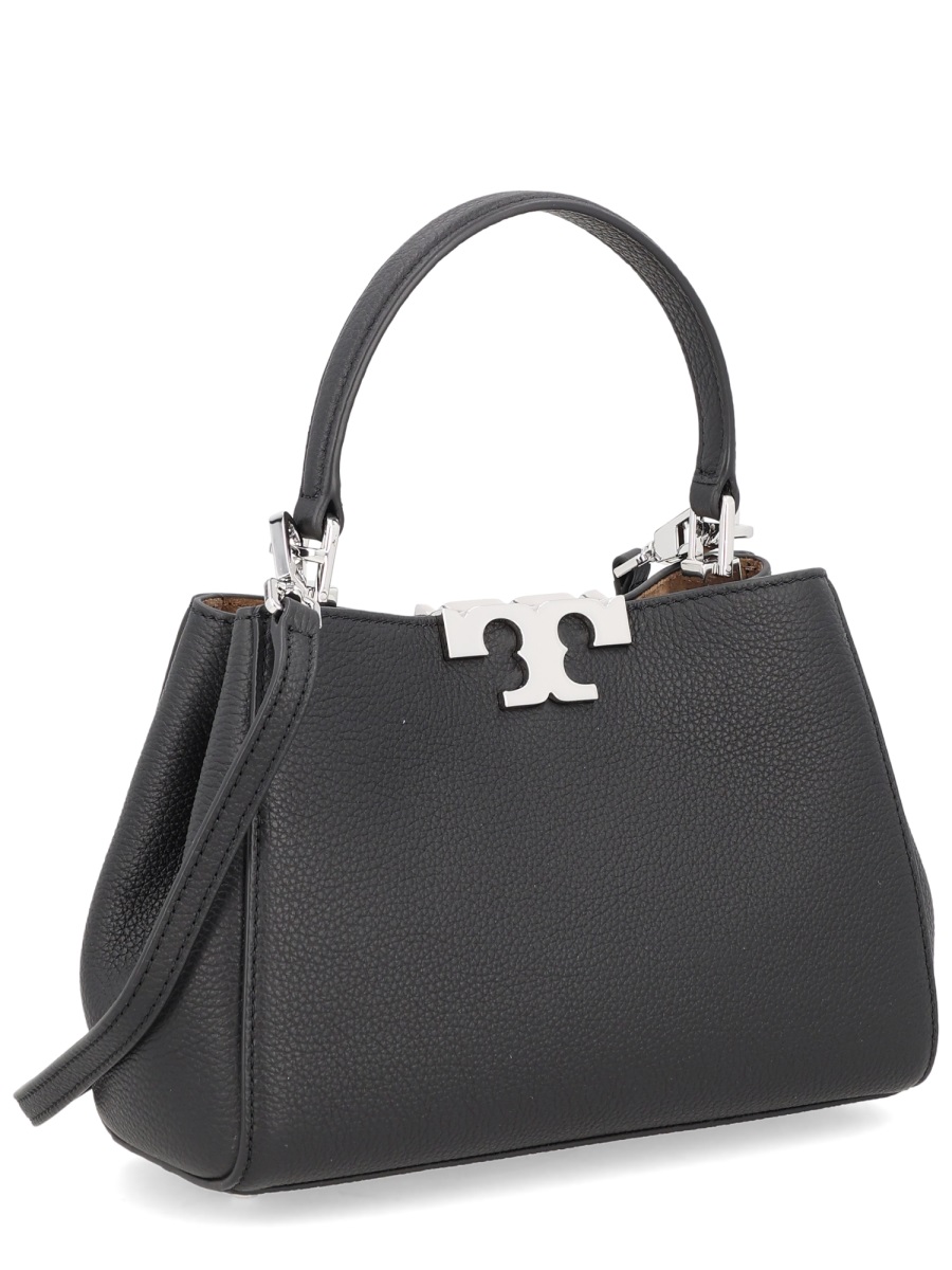 Eleanor Structured Leather Top Handle Bag