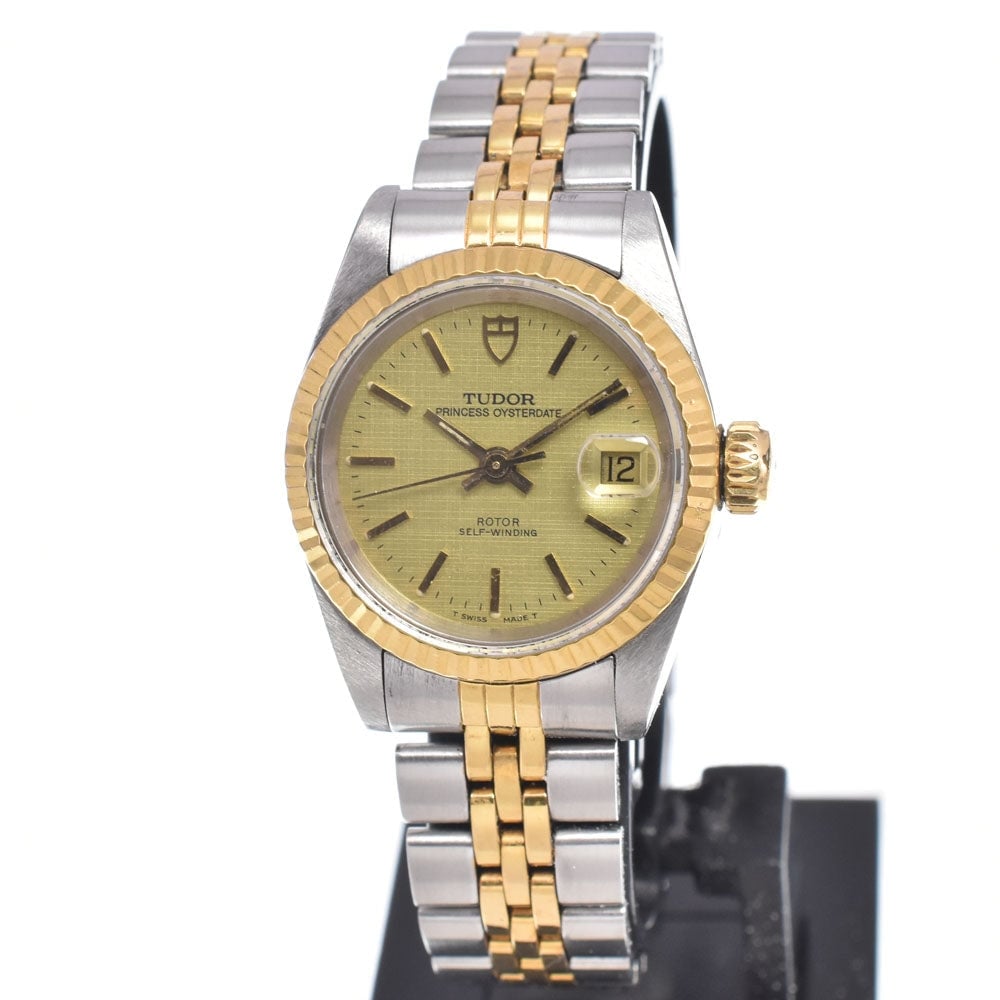 Tudor Princess Oyster Date Automatic Stainless Steel and 18K Yellow Gold 25