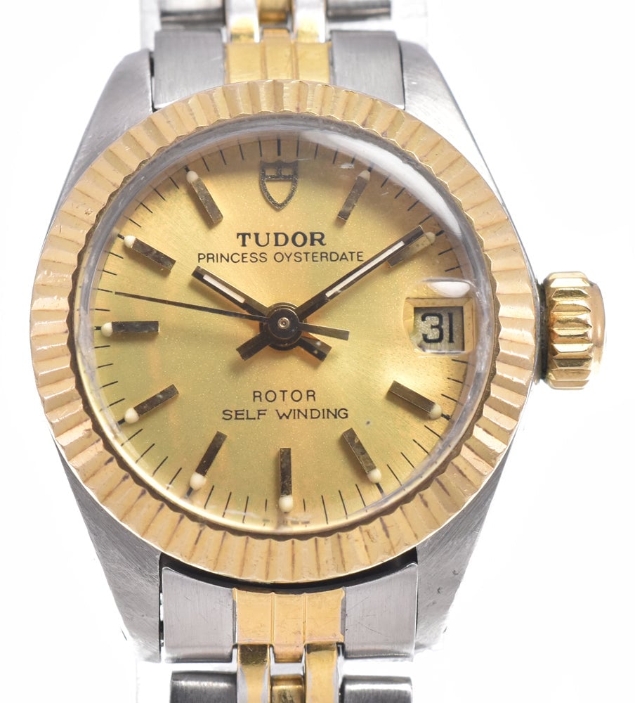 Tudor Princess Oyster Date Automatic Stainless Steel and 18K Yellow Gold 25