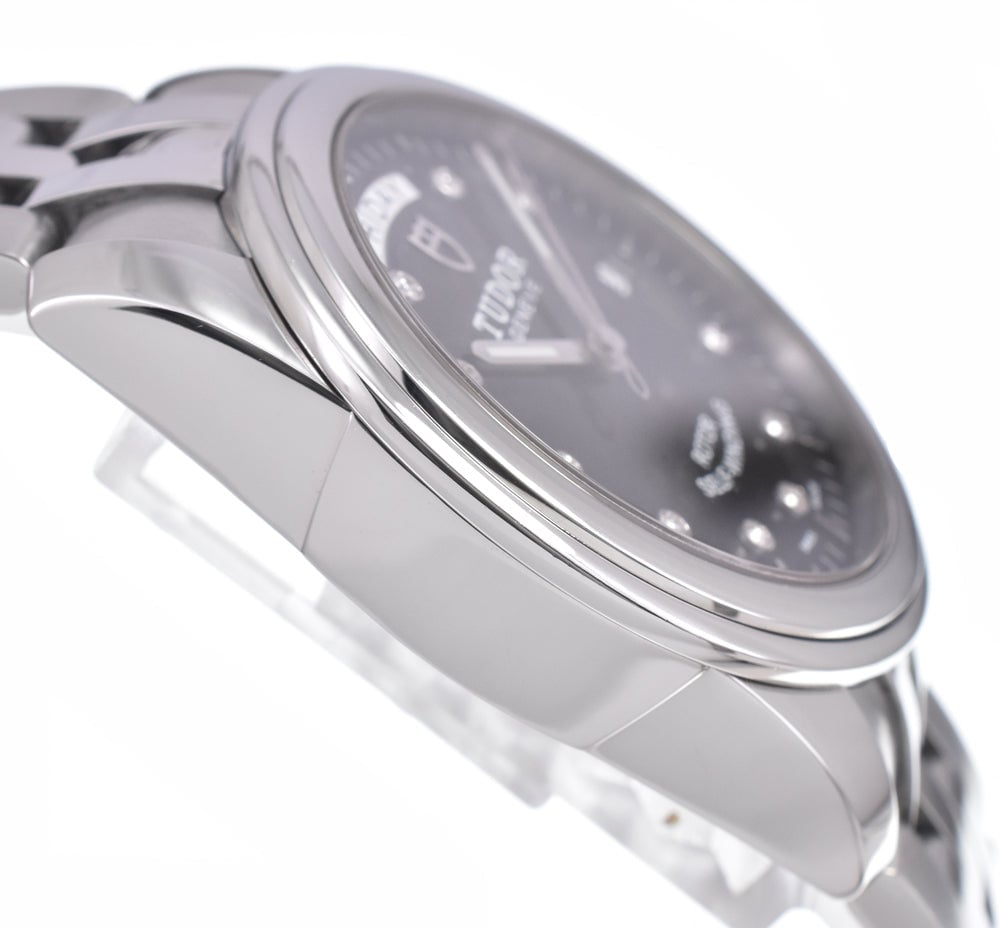 Tudor Glamour Day Date Automatic Stainless Steel with Diamonds 39
