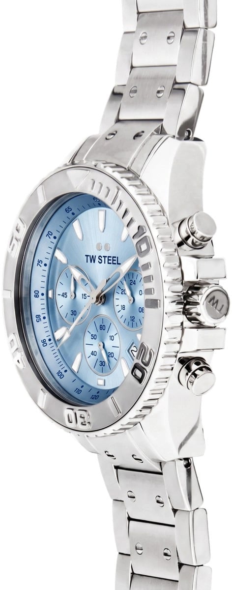 TWVA10 Vanceur Diver Ice Blue chronograaf horloge