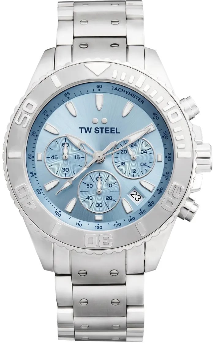 TWVA10 Vanceur Diver Ice Blue chronograaf horloge