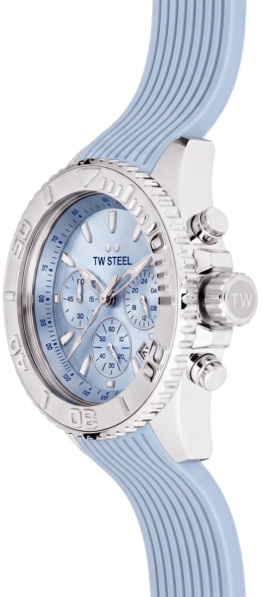 TWVA9 Vanceur Diver Ice Blue chronograaf horloge