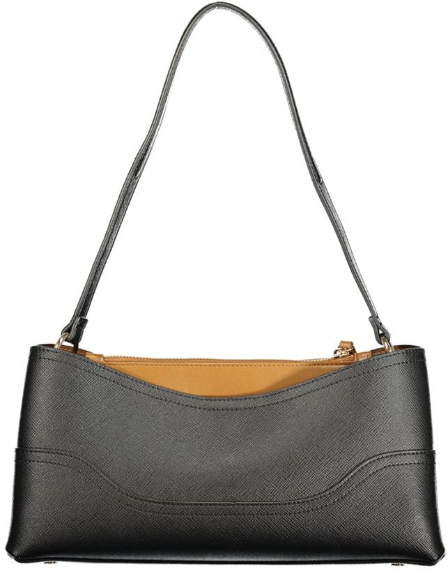 Twinset Nero Polyurethane Women Bag with Compartments and Central Pocket