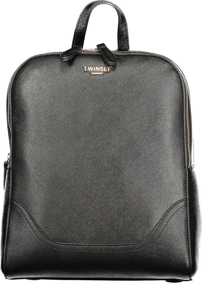 Twinset Black Polyurethane Women Backpack