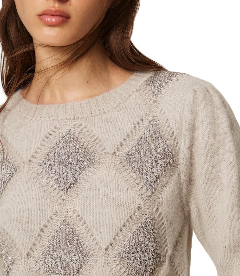 Sweaters Grigio Chiaro Melange