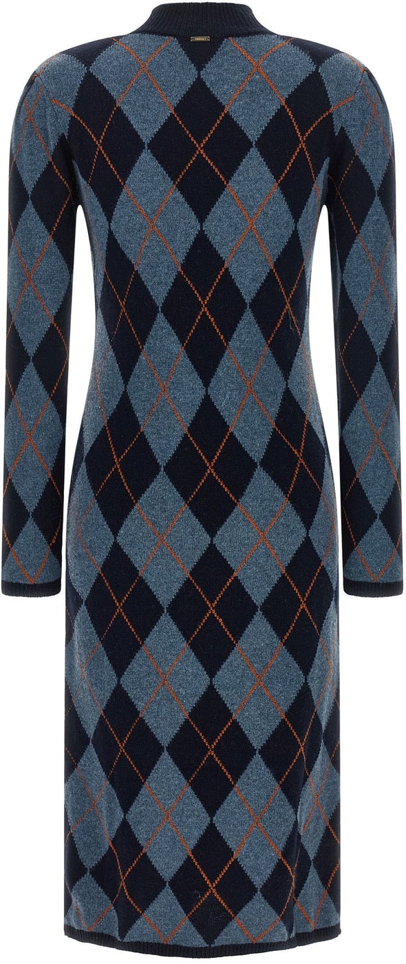 Twinset Orange Viscose Casual Dress